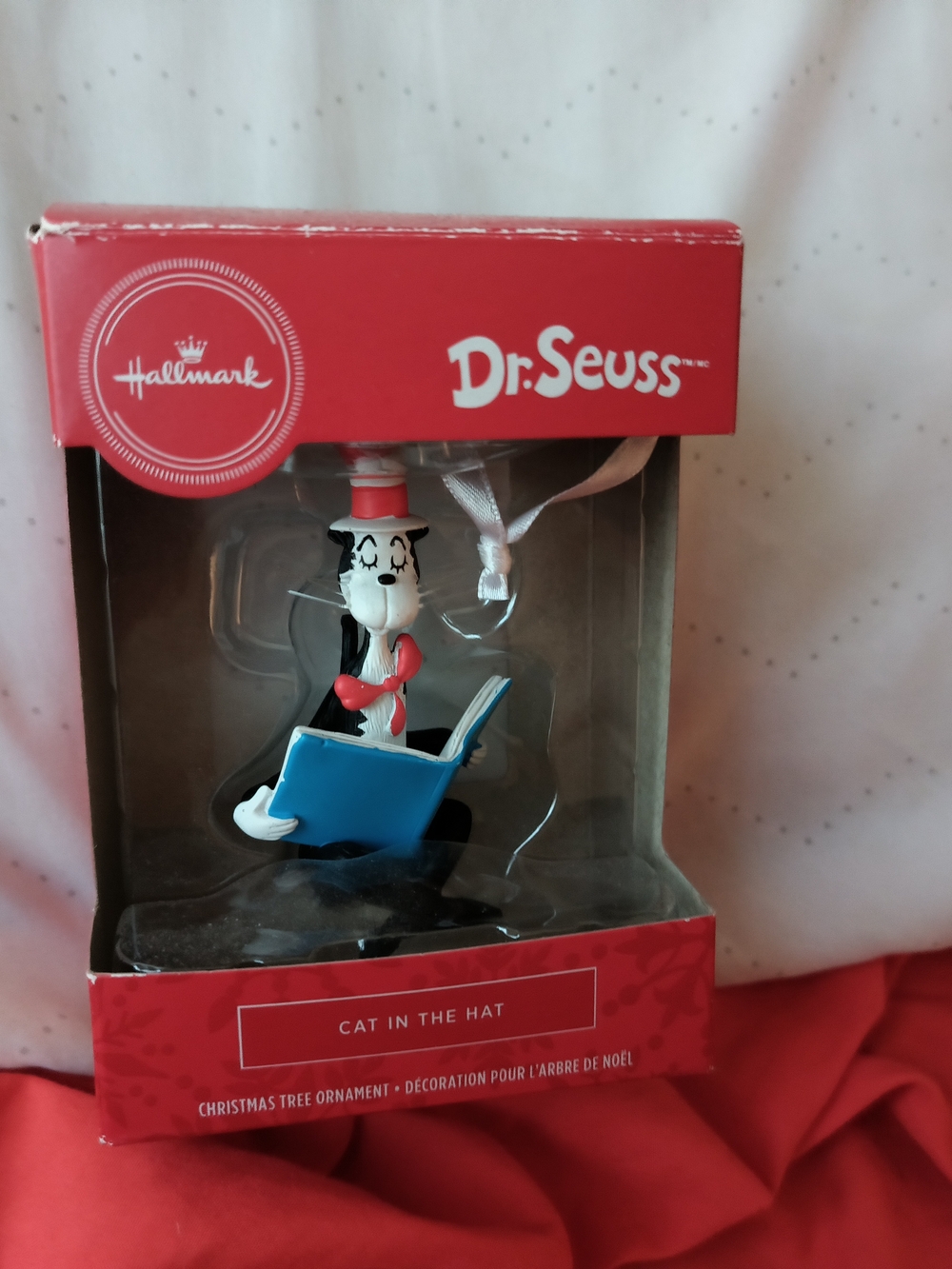 Hallmark Cat in the Hat Ornament - Red, White, Blue